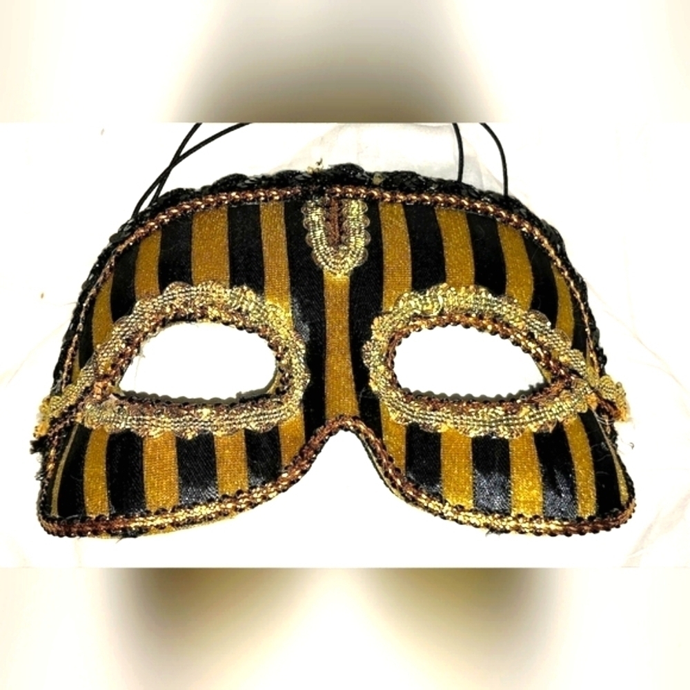 Masquerade Mask Gold Costume